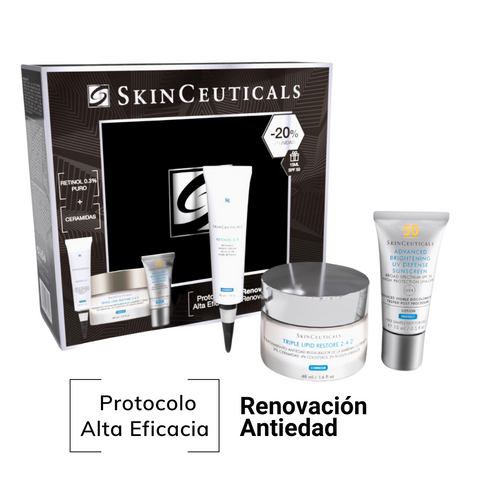 SKINCEUTICALS RETINOL 0,5% 30ml + TRIPLE LIPID RESTORE 2:4:2 48ml + ADVANCED BRIGHTENING SPF50 15ml (REGALO)