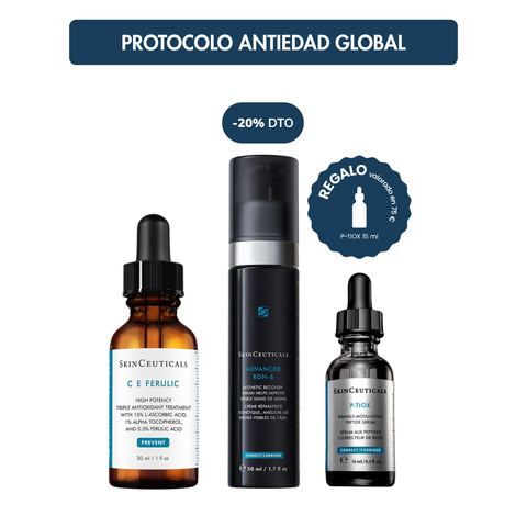 SKINCEUTICALS CE FERULIC 30ml + ADVANCED RGN-6 50ml + P-TIOX 15ml (REGALO)