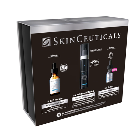 SKINCEUTICALS CE FERULIC 30ml + ADVANCED RGN-6 50ml + P-TIOX 15ml (REGALO)