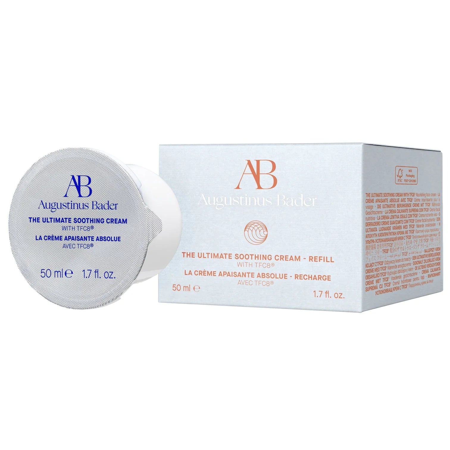 AUGUSTINUS BADER THE ULTIMATE SOOTHING CREAM REFILL 50ml