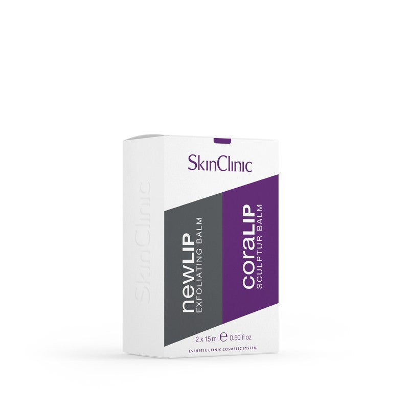 SKINCLINIC PACK CUIDADO LABIAL NEWLIP 15ml + CORALIP 15ml